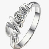 Anello Cuore di Cristallo