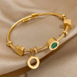 Elore™ - Bracciale con smeraldo