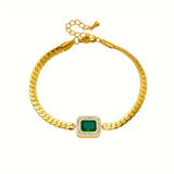 Orave™ - Bracciale con smeraldo
