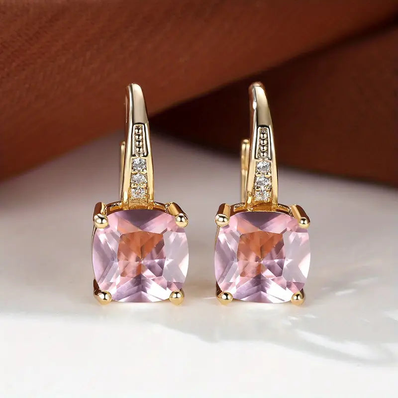 Pendientes de Aro de Piedra Mística | Oro