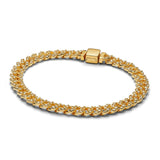 Bracciale Cubano Pave | Oro