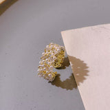 Anello Premium Foglia di Perla