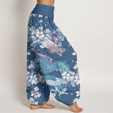 Belloure™ - Pantaloni Drago & Fiori di Ciliegio