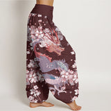 Belloure™ - Pantaloni Drago & Fiori di Ciliegio