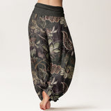 Roseline™ - Pantaloni Harem in Cotone Floreale