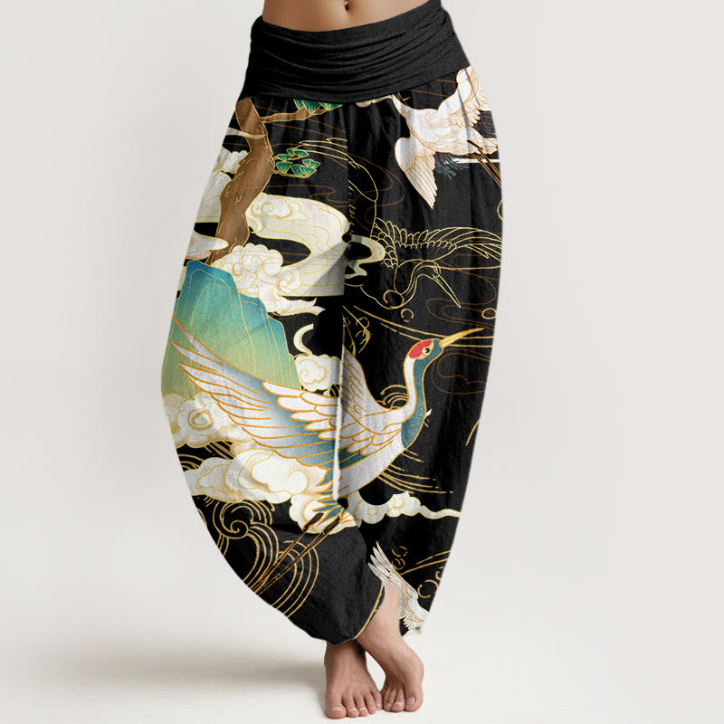 Aureline™ – Pantalón con diseño Lucky Crane