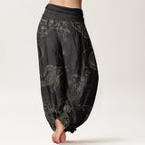 Seraline™ - Pantaloni con Motivo Koi
