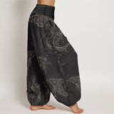 Seraline™ - Pantaloni con Motivo Koi
