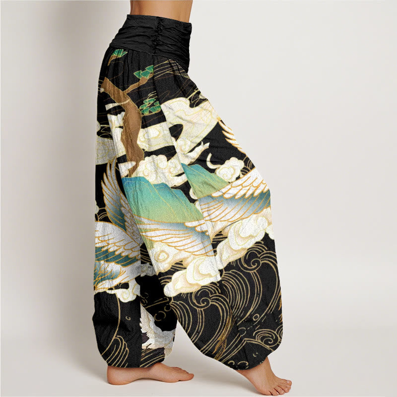Aureline™ – Pantalón con diseño Lucky Crane