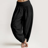 Veloura™ - Pantaloni Harem Neri