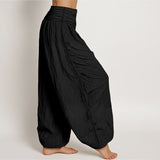 Veloura™ - Pantaloni Harem Neri
