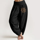 Valleria™ - Pantaloni con Motivo Sole