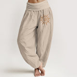 Valleria™ - Pantaloni con Motivo Sole