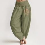 Valleria™ - Pantaloni con Motivo Sole