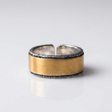 Niva™ - Anello rustico bicolore