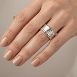 Zelia™ - Anello bicolore in oro e argento