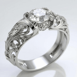 Velia™ - Anello Eleganza Vintage in Argento