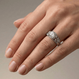 Velia™ - Anello Eleganza Vintage in Argento