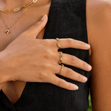 Anello Wave in Oro 18K