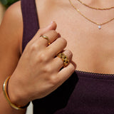 Anello Wave in Oro 18K