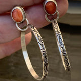Orecchini Boho Chic in Onice Vintage
