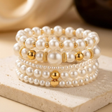 Selvaria™ - Collezione di Braccialetti con Perle Dorate