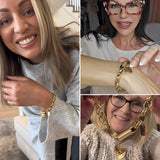 Lurex™ - Bracciale Comfort Oversize