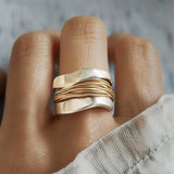 Anello in Oro e Argento