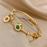 Elore™ - Bracciale con smeraldo