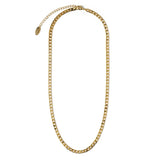Riflessa™ - Collar de Oro Blanco con Eslabón Plano