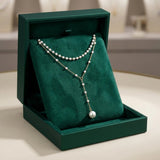 Collana a Catena Y con Perle