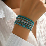 Mirella™ - Collezione di Bracciali Boho con Perline Turchesi