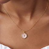 Grazia™ - Collana Mini Croce con Perle