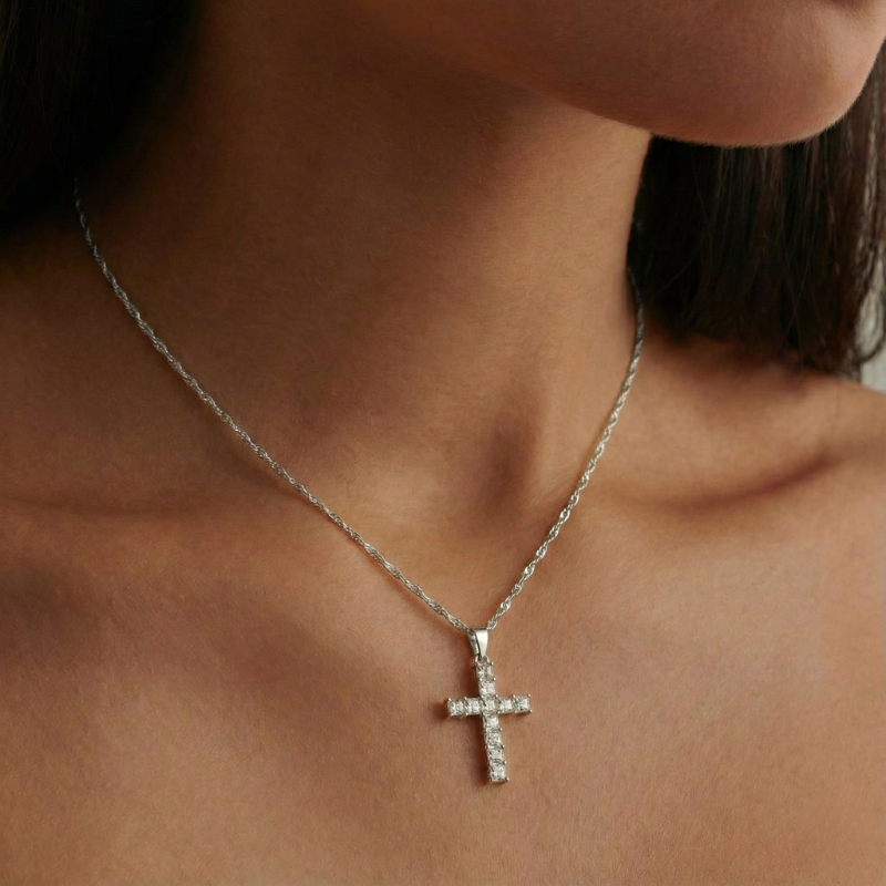Miracolosa™ - Collana a Croce Prismatica