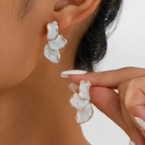 Pendientes de Pétalo de Flor de Perla