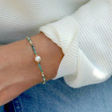 Bracciale in Perline di Semi di Perla Costiera