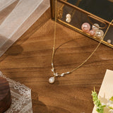 Collana a Goccia in Vite Marquise di Perle