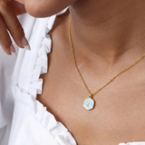 Grazia™ - Collana Mini Croce con Perle