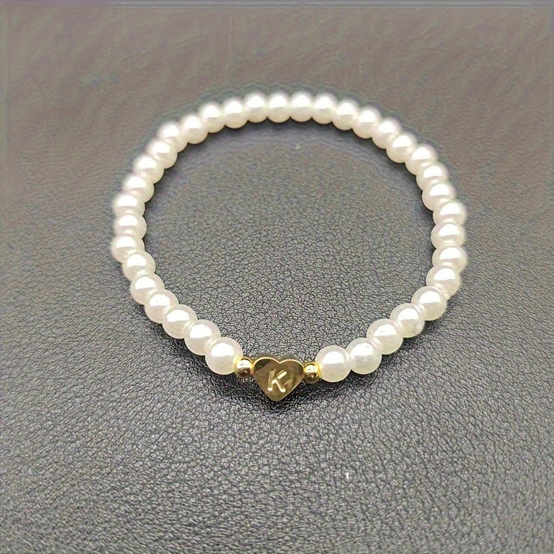 Bracciale con Perle A-Z