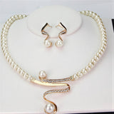 Set di Gioielli Elegante con Perle