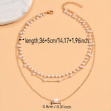 Il set di collane Trinity Pearl Layer