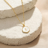 Grazia™ - Collana Mini Croce con Perle