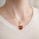 Hjertefred | Collana in Oro Placcato con Simbolo di Fede