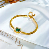 Orave™ - Bracciale con smeraldo