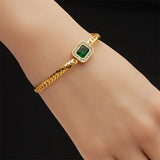Orave™ - Bracciale con smeraldo