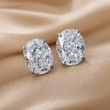 Orecchini Eterni in Oro Bianco con Zirconia