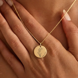 Paradiso™ - Collana con Fiore di Nascita Incisa
