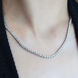 Elanora™ - Collana Tennis in Oro Bianco