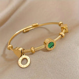 Elore™ - Bracciale con smeraldo