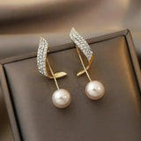 Orecchini in Oro Eleganti con Perle